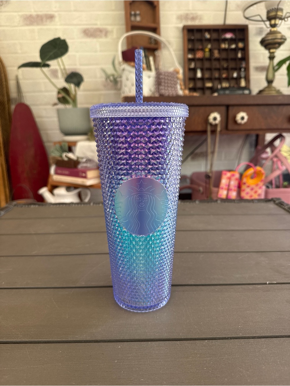 Starbucks Iridescent Studded Tumbler - Blue/Purple